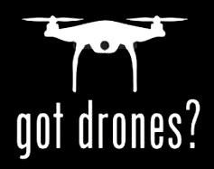 got drones die cut decal