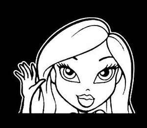 Bratz Wave Vinyl Decal Sticker