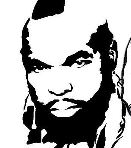 A Team Mr T Decal