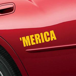 Merica Funny Pride Redneck Sticker