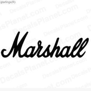 Vinyl Music MARSHALL Sticker 1089