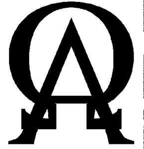 Alpha Omega Die Cut Vinyl Decal Sticker