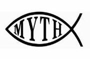 myth fish die cut decal