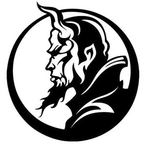 Hell Demon Devil Horns Decal