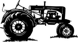 Tractor Farm Equipment Tractor Car Sticker