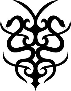 Snake Tribal Decal