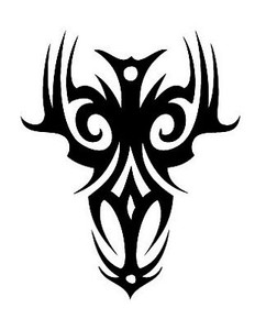 Tribal Desgin Diecut Decal 03
