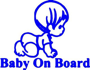 Baby on Board Die Cut Vinyl Decal