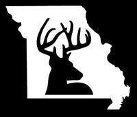 Missouri ANY STATE Whitetail Deer Hunting Window Decal