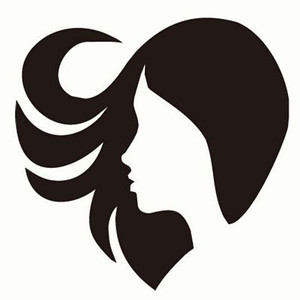 Heart and Beautiful Girl Creative Cars Sticker