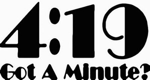 419 Got A Minute Vinyl Decal