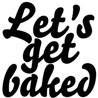 lets get baked weed decal