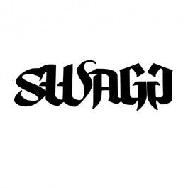 swagg die cut decal