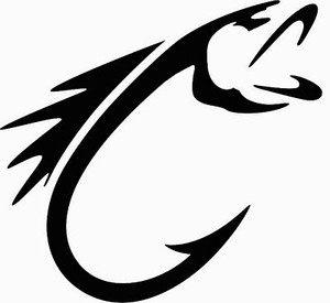 land is the limit die cut vinyl fishing decal 2