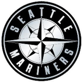 MLB Seattle Mariners Silver Auto Emblem