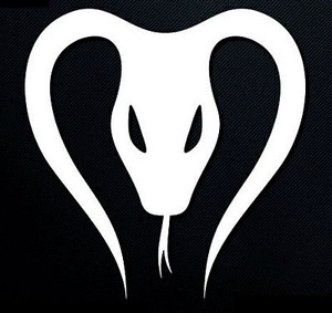 cobra snake car window decal