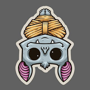 Guano Loco ZOMBIE STICKER