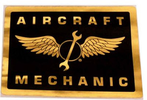 Aircraft Mechanic Sticker