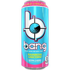 Bang Rainbow Unicorn Can Shaped Sticker