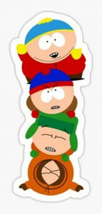 South Park Totempole Sticker