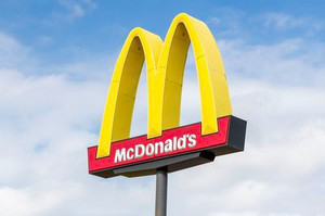 McDonald's Sign Photo Sticker