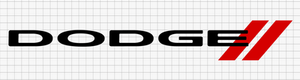 DODGE CAR LOGO STICKER 2