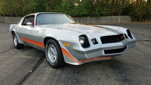 CAMARO Z28 SILVER car pic sticker