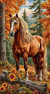 HORSE AI ART STICKER 02