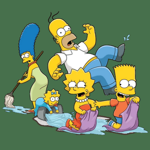 simpsons slip simpsons sticker