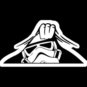 star wars clone trooper search cartoon sticker
