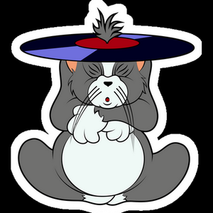 tom and jerry asian tom cartoon sticker