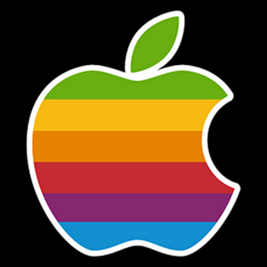APPLE LOGO LGBTQ sticker
