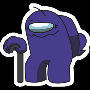 AMONG US Cartoon Sticker 030