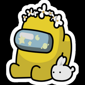 AMONG US Cartoon Sticker 140