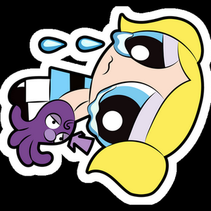 bubble guppies crying Cartoon Sticker