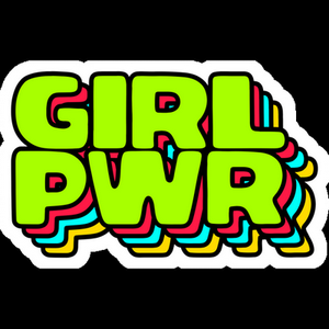 girl pwr girl sticker