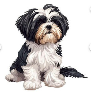 Shih Tzu Car Weatherproof Dog Sticker