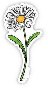 Daisy plant flower sticker