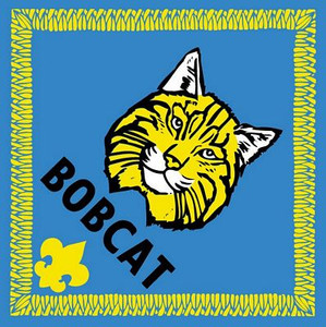 CUB SCOUT PATCH STICKER BOBCAT