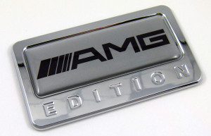 AMG Special Edition adhesive chrome emblem