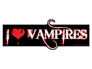 VAMPIRES BUMPER STICKER ZOMBIE STICKER