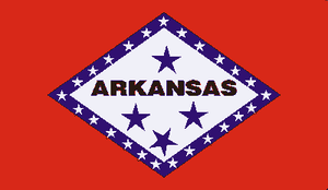 arkansas State Flag Sticker