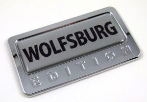 Wolfsburg special edition adhesive chrome emblem