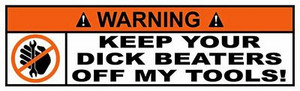 Funny Warning Sticker Set 10