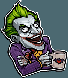 dc comics marvel comics sticker 1