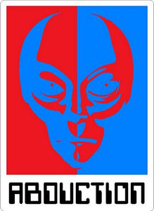 ALIEN ABDUCTION STICKER