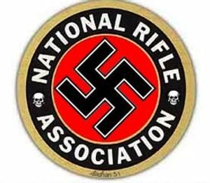 nra swastika sticker