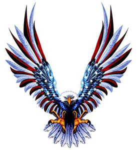 American Eagle USA Attack sticker
