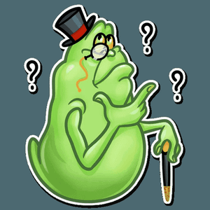 slimer ghost busters funny sticker 16