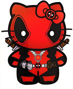 hello k deadpool sticker